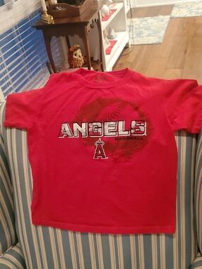 Gear For Sports Red Los Angeles Angels Short Sleeve Tee
